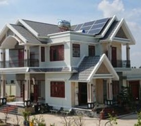 Công trình điện năng lượng mặt trời áp mái 2.64 kWp ở xã Hiệp Thạnh, Châu Thành, Tỉnh Long An